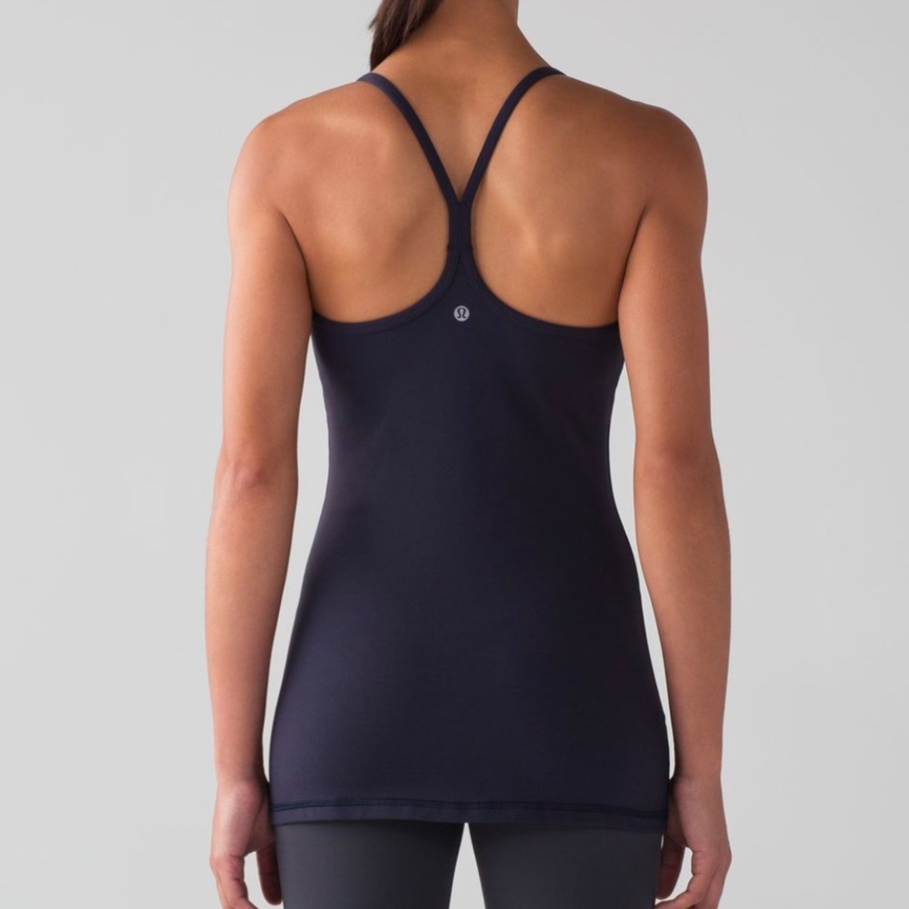 Lululemon Power Y Navy tank